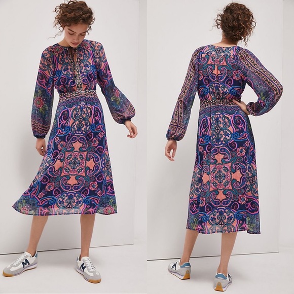 Anthropologie Dresses Nwt Anthropologie Sydney Midi Dress Poshmark